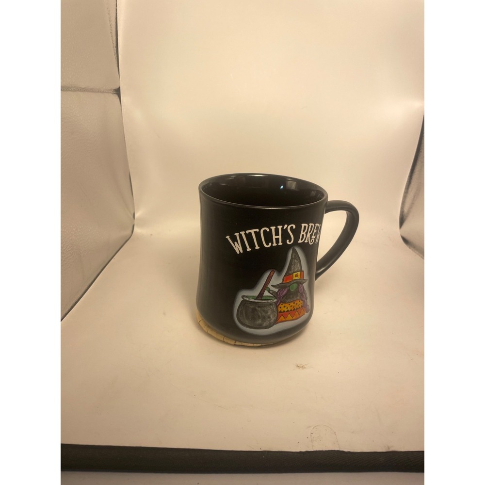 Cobwebs and Cauldrons Witches Brew Black Halloween Mug - Picture 4 of 7